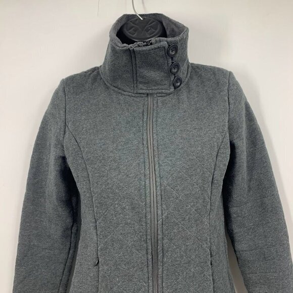 The North Face Women's Caroluna Cotton Fleece Full ZIp Quilted‎ Jacket Size XS - Picture 6 of 14